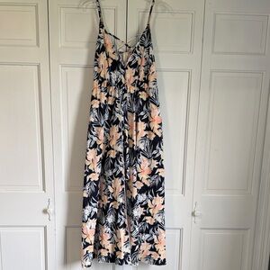 Floral Maxi Dress with Spaghetti Straps
